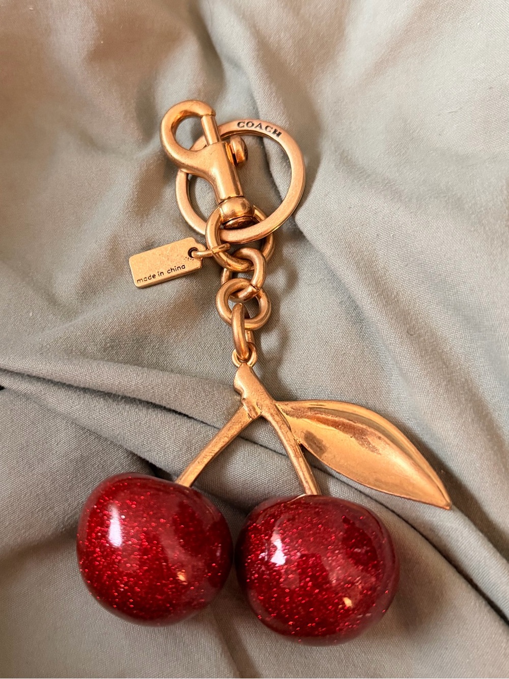 Coach Cherry Bag Charm - Picture 4 of 4